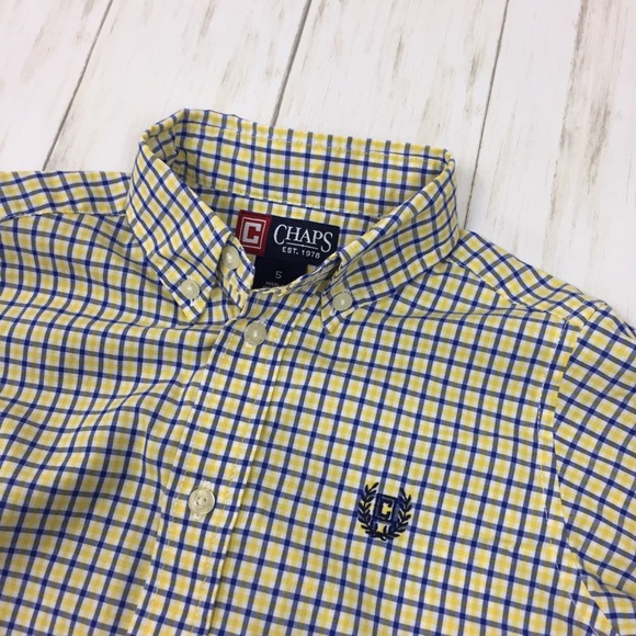 X2 Chaps Boys Plaid Button-Down Dress Shirts (5) - Picture 7 of 8